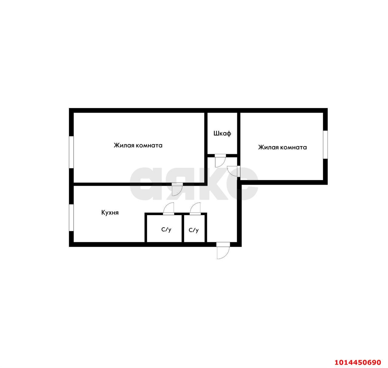 Фото №4: 2-комнатная квартира 43 м² - Краснодар, Дубинка, ул. Ставропольская, 45/1