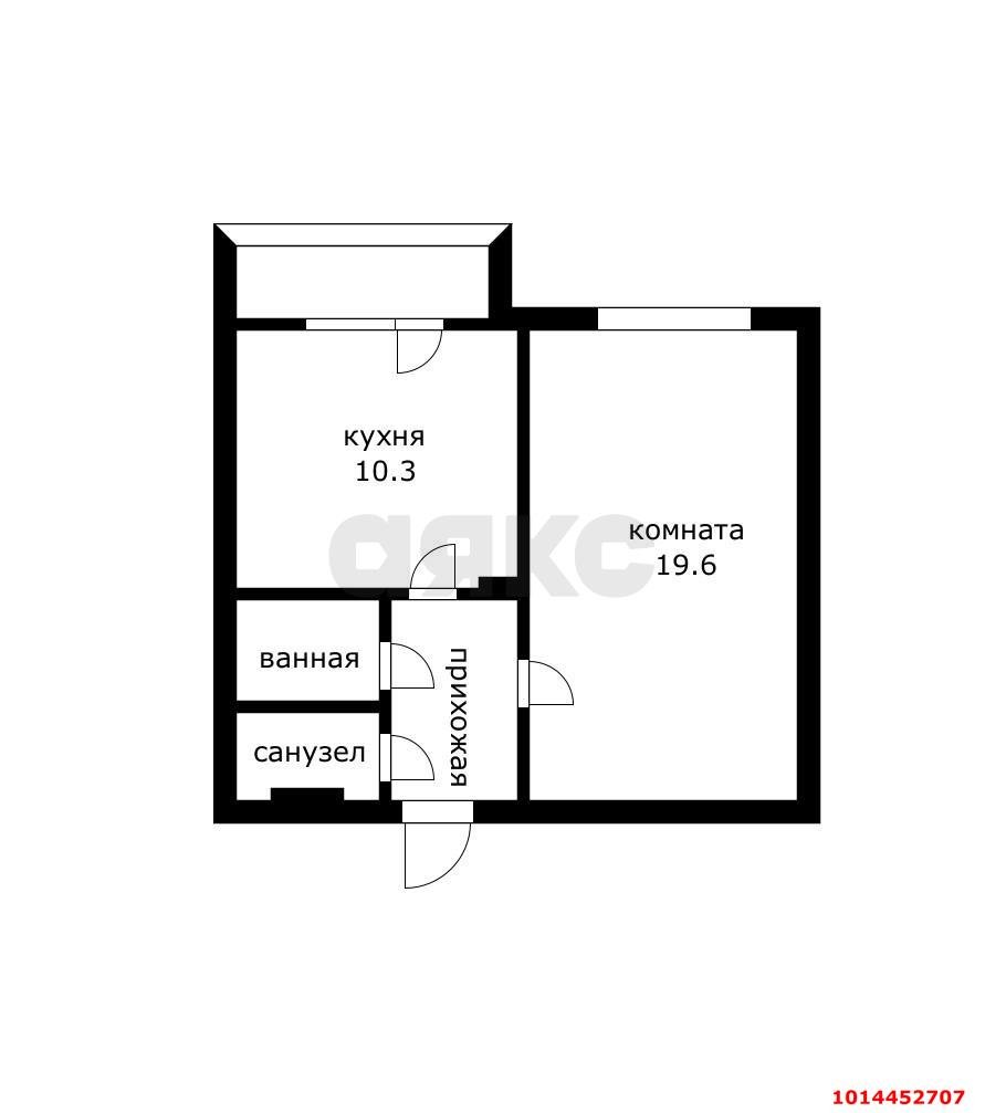 Фото №6: 1-комнатная квартира 39 м² - Краснодар, Юбилейный, пр-кт Чекистов, 23
