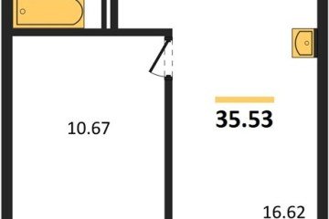 Фото №1: 1-комнатная квартира 39 м² - Южный, мкр. жилой комплекс Южные Соседи, 