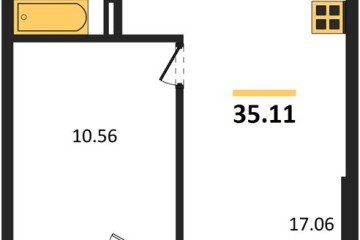 Фото №1: 1-комнатная квартира 38 м² - Южный, мкр. жилой комплекс Южные Соседи, 