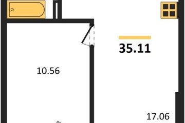 Фото №1: 1-комнатная квартира 38 м² - Южный, мкр. жилой комплекс Южные Соседи, 