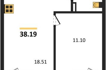 Фото №1: 1-комнатная квартира 44 м² - Южный, мкр. жилой комплекс Южные Соседи, 