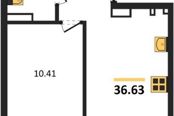 Фото №1: 1-комнатная квартира 37 м² - Южный, мкр. жилой комплекс Южные Соседи, 