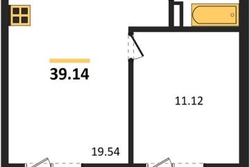 Фото №1: 1-комнатная квартира 46 м² - Южный, мкр. жилой комплекс Южные Соседи, 
