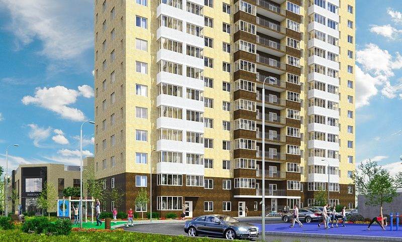 Фото №6: Студия 26 м² - Краснодар, Прикубанский внутригородской округ, мкр. жилой комплекс Улыбка, ул. имени Героя Георгия Бочарникова, 2