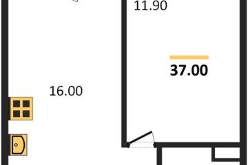 Фото №1: 1-комнатная квартира 37 м² - Краснодар, мкр. Прикубанский внутригородской округ, ул. имени Героя Георгия Бочарникова, 2к1
