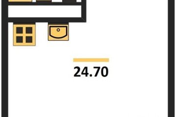 Фото №1: Студия 24 м² - Краснодар, мкр. Прикубанский внутригородской округ, ул. имени Героя Георгия Бочарникова, 2к1