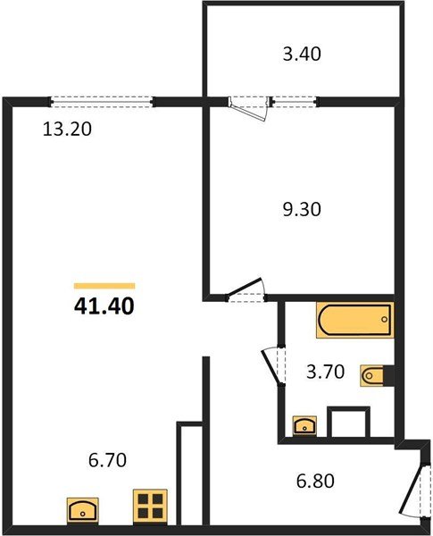 Фото №1: 1-комнатная квартира 44 м² - Краснодар, Прикубанский внутригородской округ, мкр. жилой комплекс Югге