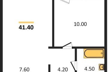 Фото №1: 1-комнатная квартира 43 м² - Краснодар, мкр. жилой комплекс Югге, 