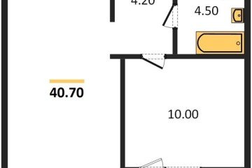 Фото №1: 1-комнатная квартира 43 м² - Краснодар, мкр. жилой комплекс Югге, 
