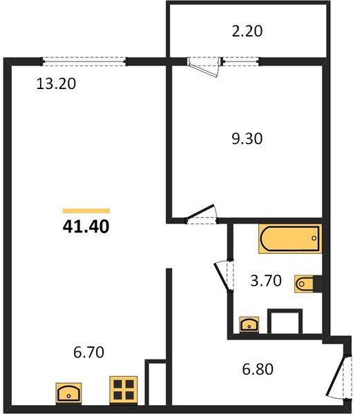 Фото №1: 1-комнатная квартира 42 м² - Краснодар, Прикубанский внутригородской округ, мкр. жилой комплекс Югге