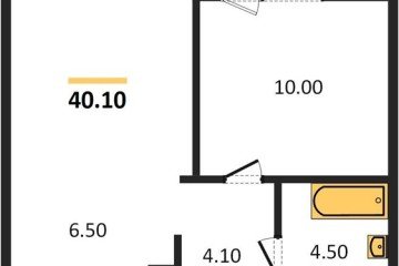 Фото №1: 1-комнатная квартира 41 м² - Краснодар, мкр. жилой комплекс Югге, 