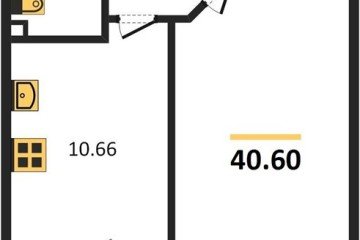 Фото №1: 1-комнатная квартира 42 м² - Берёзовый, мкр. Витаминкомбинат, ул. Целиноградская, 2Ик2