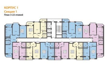 Фото №3: 3-комнатная квартира 76 м² - Берёзовый, мкр. Витаминкомбинат, ул. Целиноградская, 2Ик2
