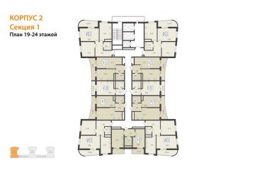 Фото №3: 1-комнатная квартира 45 м² - Берёзовый, мкр. Прикубанский внутригородской округ, 
