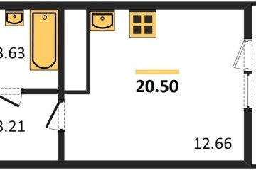 Фото №1: Студия 23 м² - Берёзовый, мкр. Прикубанский внутригородской округ, 