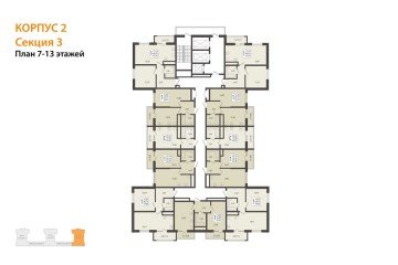 Фото №3: 1-комнатная квартира 37 м² - Берёзовый, мкр. Прикубанский внутригородской округ, 