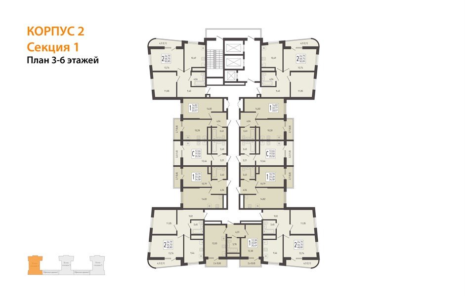 Фото №3: 1-комнатная квартира 38 м² - Берёзовый, Витаминкомбинат, мкр. Прикубанский внутригородской округ