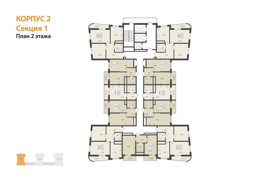 Фото №3: 1-комнатная квартира 38 м² - Берёзовый, Витаминкомбинат, мкр. Прикубанский внутригородской округ