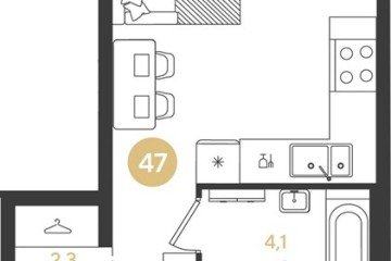 Фото №1: Студия 25 м² - Краснодар, мкр. Прикубанский внутригородской округ, 