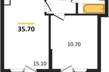 Фото №1: 1-комнатная квартира 35 м² - Краснодар, мкр. Прикубанский внутригородской округ, 