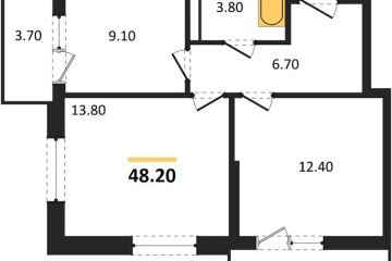 Фото №1: 2-комнатная квартира 48 м² - Краснодар, мкр. Прикубанский внутригородской округ, 