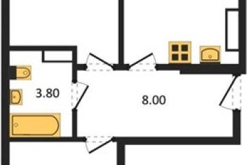 Фото №1: 2-комнатная квартира 63 м² - Краснодар, мкр. Прикубанский внутригородской округ, 