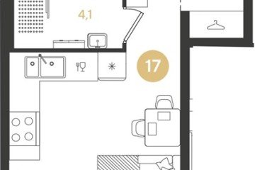 Фото №1: Студия 25 м² - Краснодар, мкр. жилой комплекс Самолёт-7, 