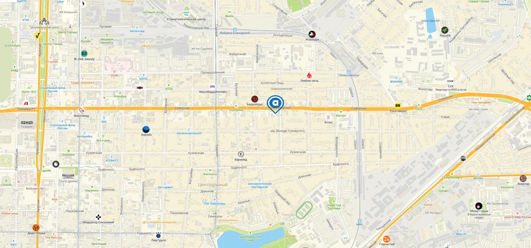 Фото №12: Коммерция 1304 м² - Краснодар, Центральный внутригородской округ, мкр. Покровка, ул. Северная, 510