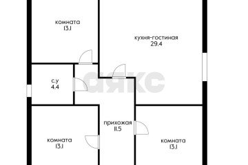 Фото №1: Дом 84 м² - Пластуновская, ул. Морозова, 6
