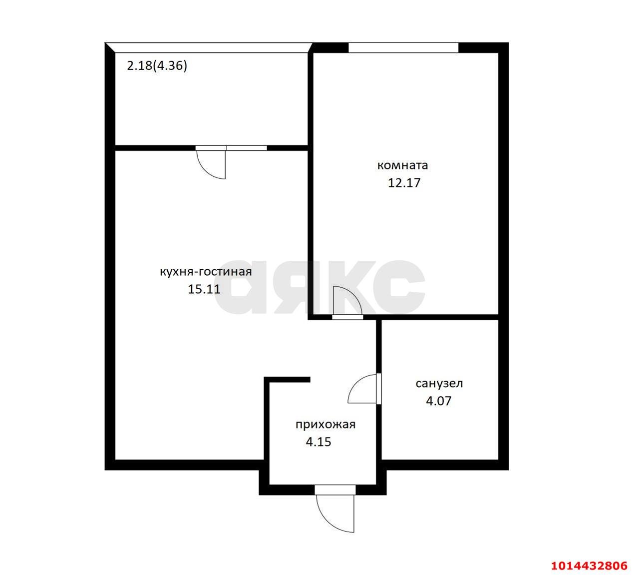 Фото №8: 1-комнатная квартира 37 м² - Краснодар, жилой квартал Патрики, ул. Сормовская, 1/2к3