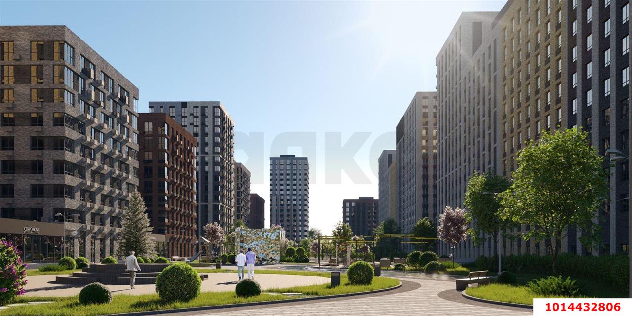 Фото №1: 1-комнатная квартира 37 м² - Краснодар, жилой квартал Патрики, ул. Сормовская, 1/2к3