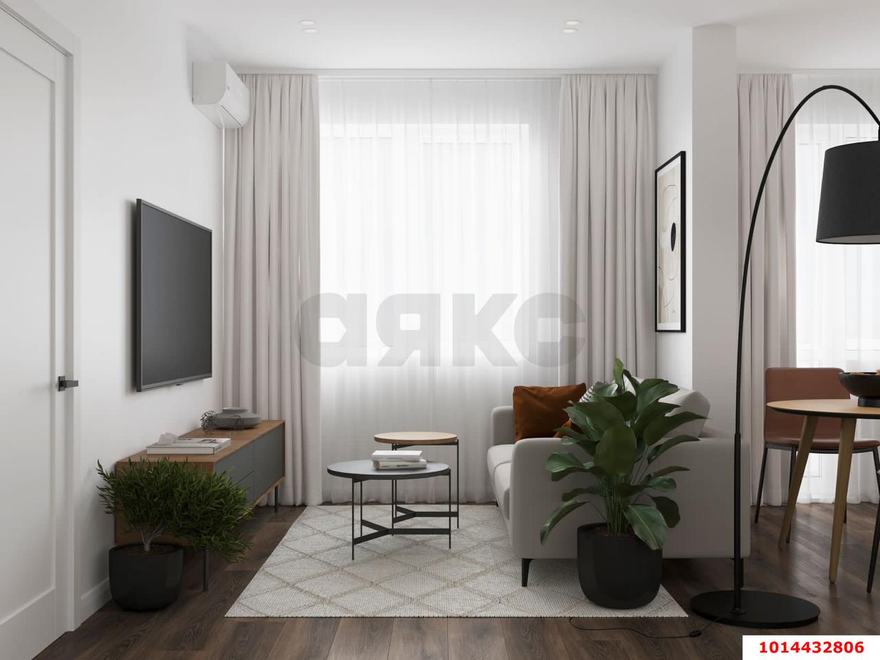 Фото №4: 1-комнатная квартира 37 м² - Краснодар, жилой квартал Патрики, ул. Сормовская, 1/2к3