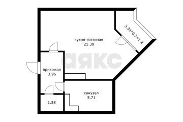 Фото №2: 1-комнатная квартира 32 м² - Краснодар, мкр. жилой комплекс Дуэт, ул. Душистая, 79к2