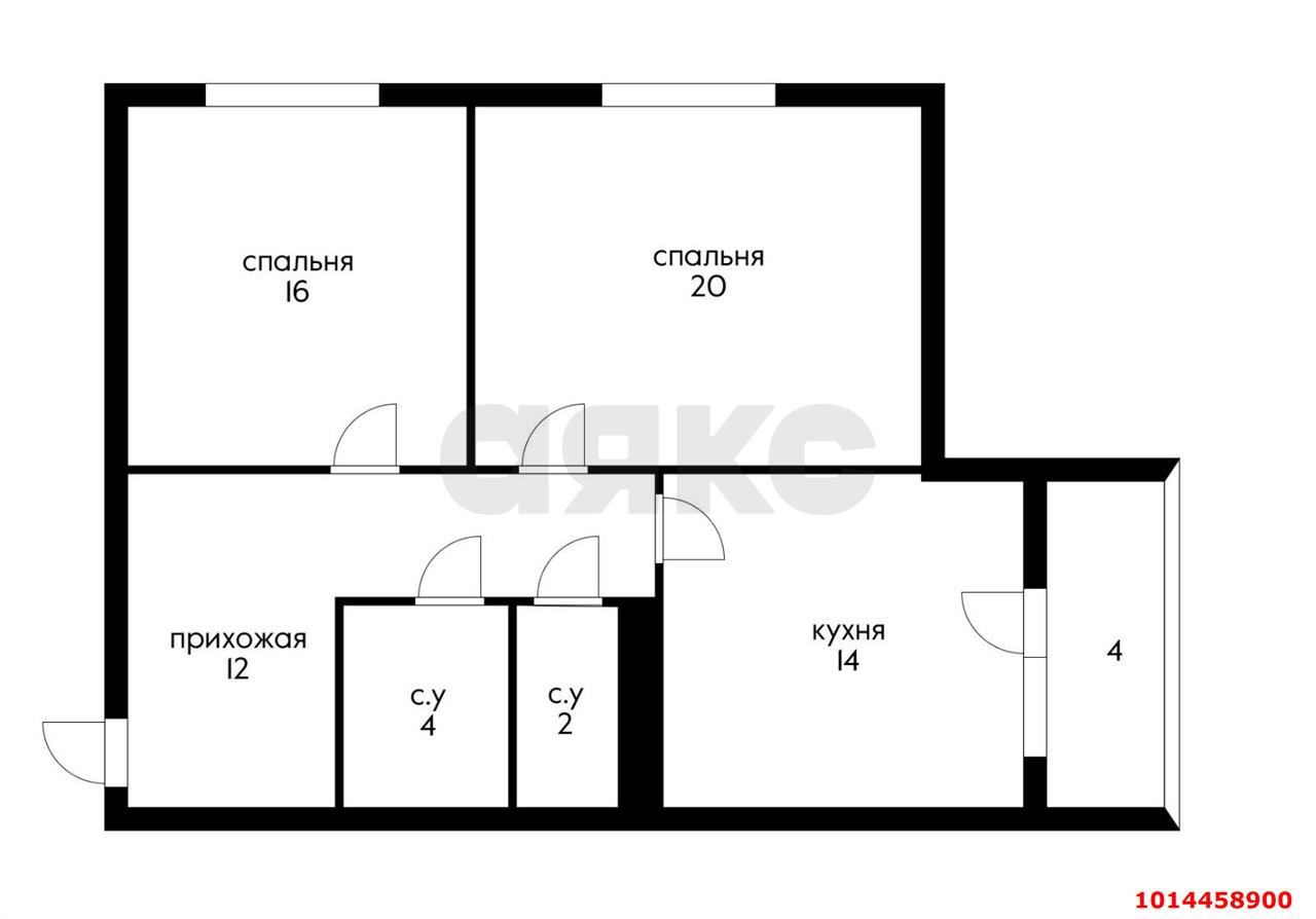 Фото №12: 2-комнатная квартира 70 м² - Краснодар, Западный внутригородской округ, ул. Кожевенная, 42/1