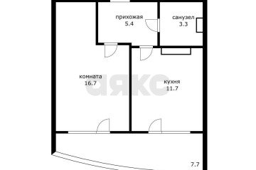 Фото №2: 1-комнатная квартира 37 м² - Краснодар, мкр. Солнечный, ул. Казбекская, 9