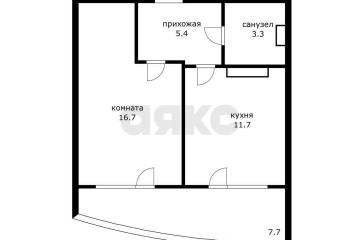 Фото №2: 1-комнатная квартира 37 м² - Краснодар, мкр. Солнечный, ул. Казбекская, 9