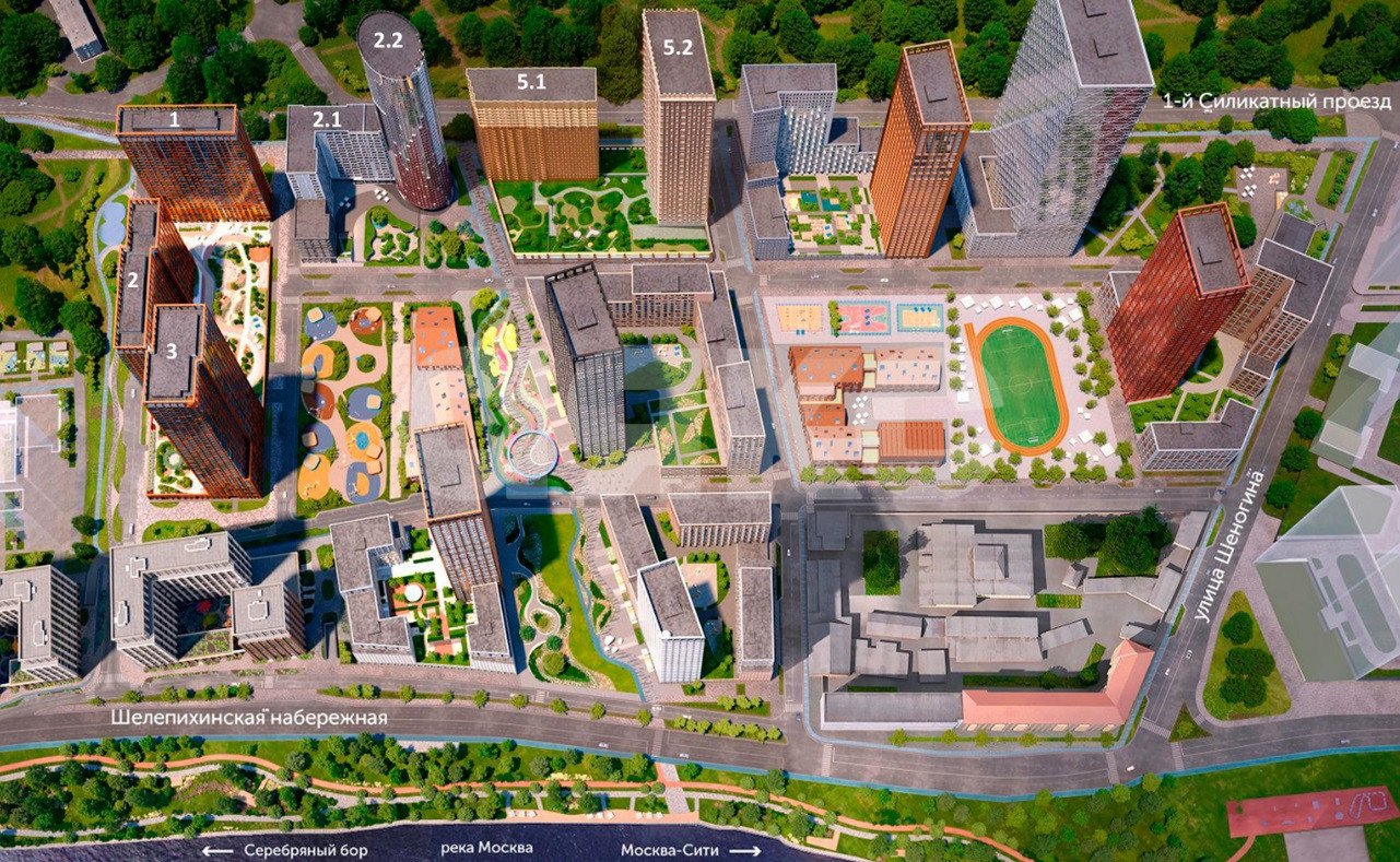 Фото №8: 3-комнатная квартира 80 м² - Москва, жилой комплекс Сидней Сити, ул. Шелепихинская набережная, 40к3