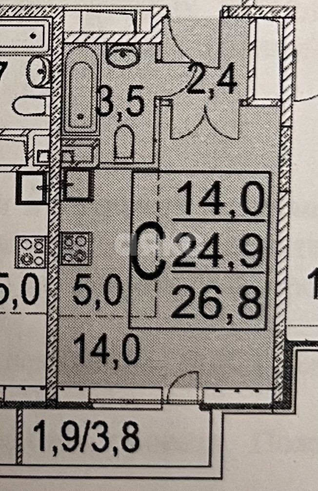 Фото №19: Студия 27 м² - Котельники, Новые Котельники, 2