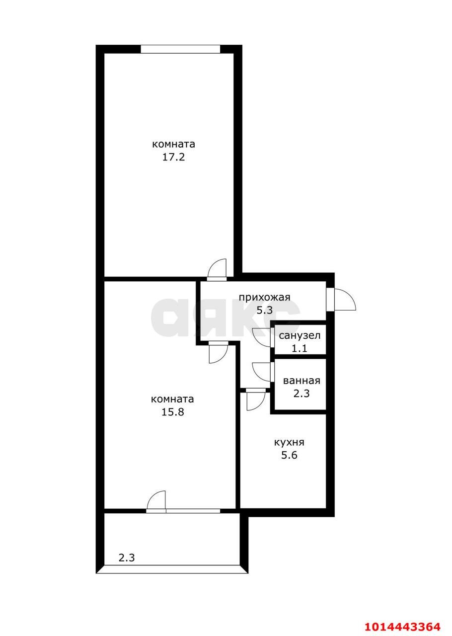 Фото №18: 2-комнатная квартира 50 м² - Индустриальный, Прикубанский внутригородской округ, ул. Степная, 9