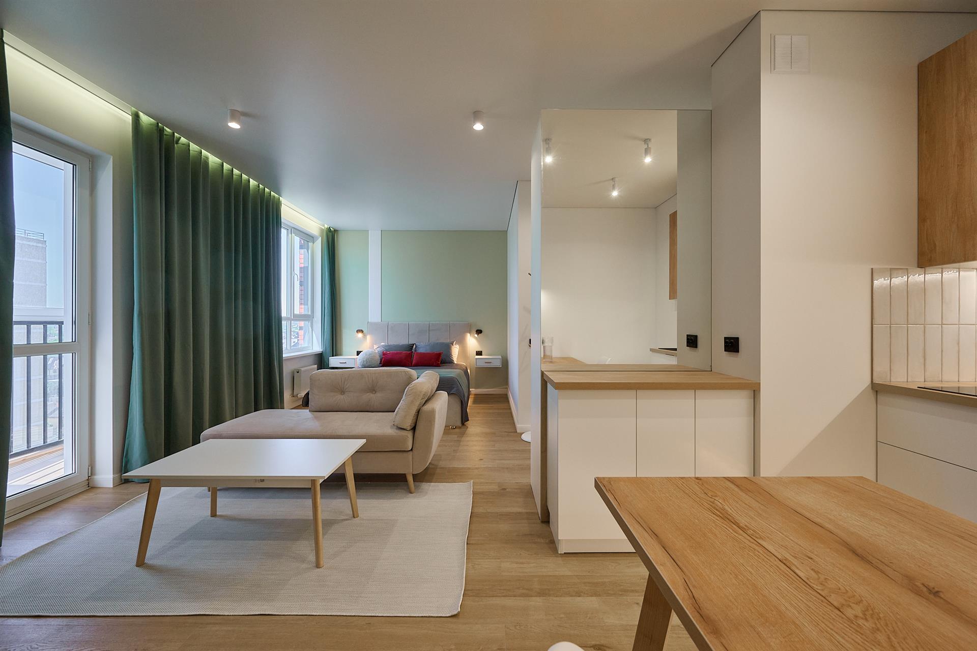 Фото №4: 1-комнатная квартира 38 м² - Краснодар, Прикубанский внутригородской округ, мкр. Фестивальный, ул. Круговая, 4/1