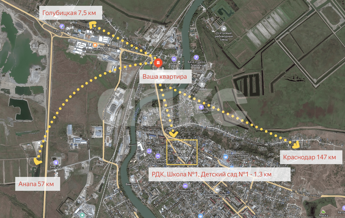 Фото №26: 1-комнатная квартира 40 м² - Темрюк, жилой комплекс Морской, ул. Обороны, 2/1