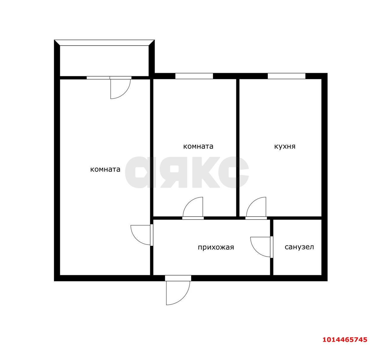 Фото №17: 2-комнатная квартира 54 м² - Краснодар, Комсомольский, ул. Сормовская, 108/2