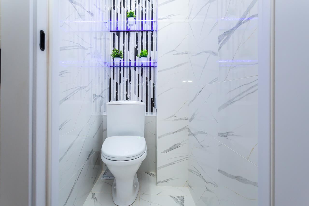 Фото №12: 2-комнатная квартира 55 м² - Краснодар, Прикубанский внутригородской округ, Калинино, Завод Радиоизмерительных Приборов, мкр. ЖК Акварели-2, ул. Тепличная, 62/1к5