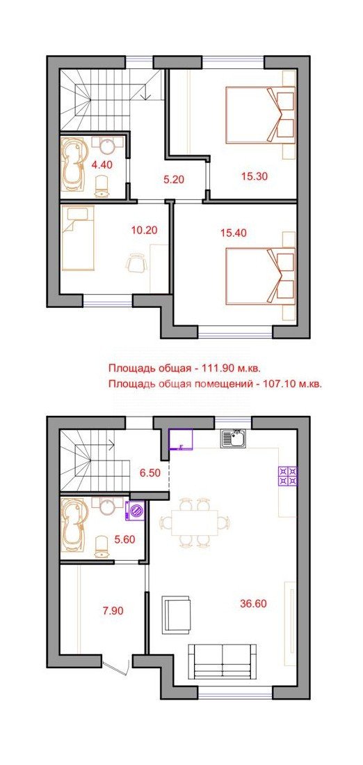 Фото №15: Таунхаус 115 м² + 2 сот. - Кореновск, пер. Крымский