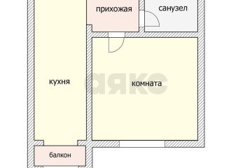 Фото №5: 1-комнатная квартира 30 м² - Краснодар, мкр. Фестивальный, ул. имени Тургенева, 172