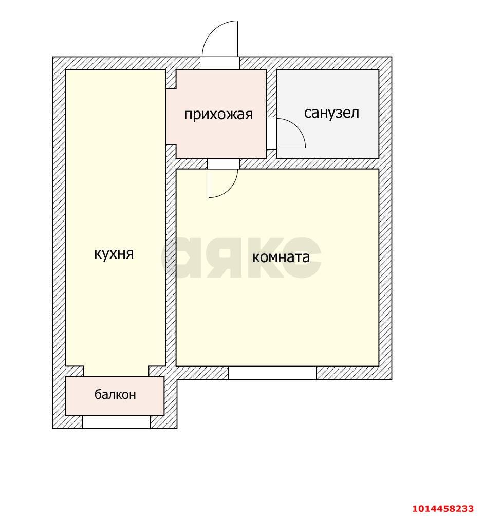 Фото №5: 1-комнатная квартира 30 м² - Краснодар, Фестивальный, ул. имени Тургенева, 172