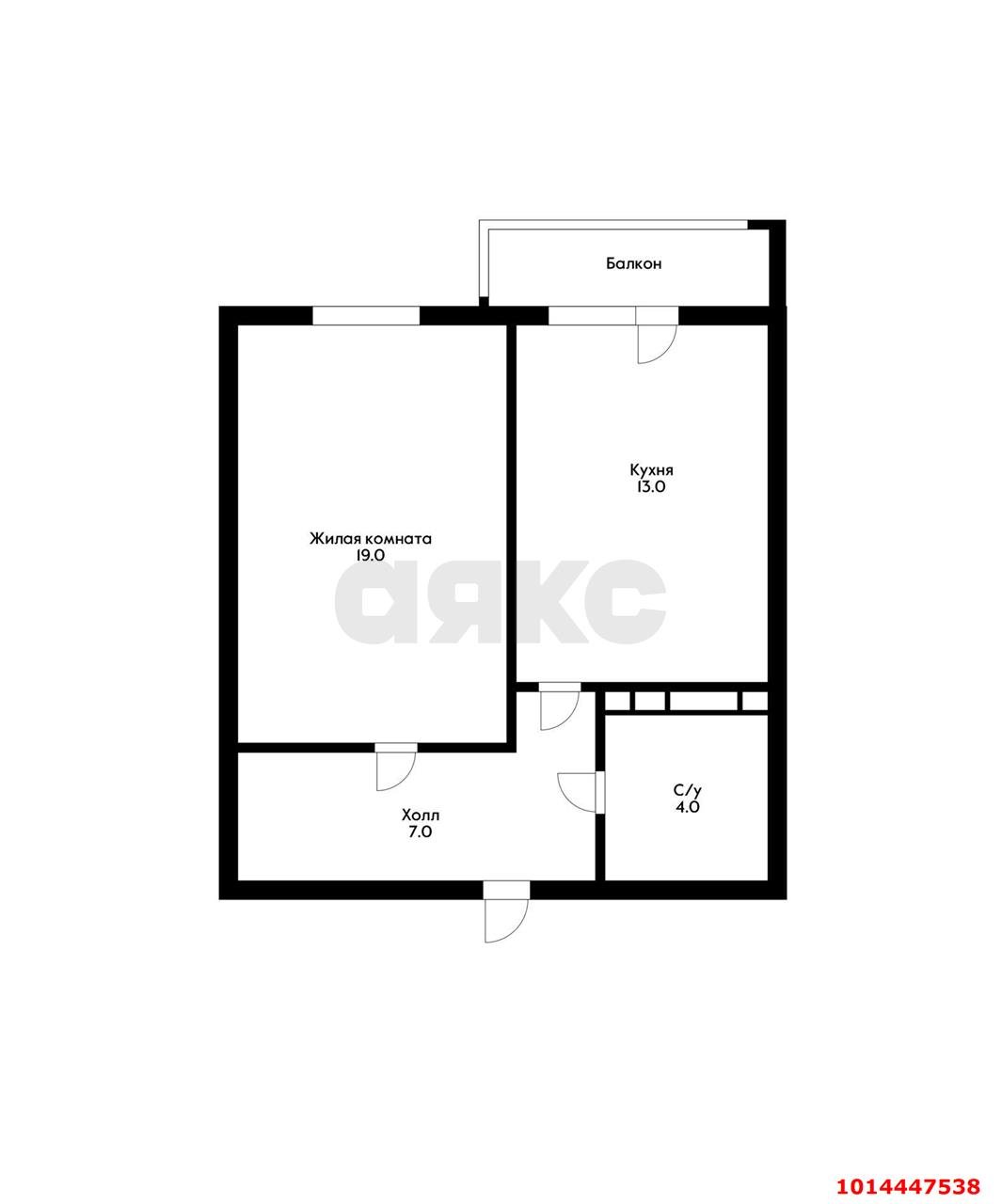 Фото №20: 1-комнатная квартира 53 м² - Краснодар, Комсомольский, ул. Уральская, 166/3
