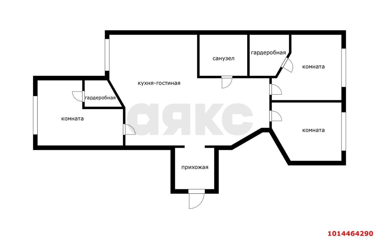 Фото №20: 4-комнатная квартира 110 м² - Краснодар, Фестивальный, ул. Круговая, 4/1