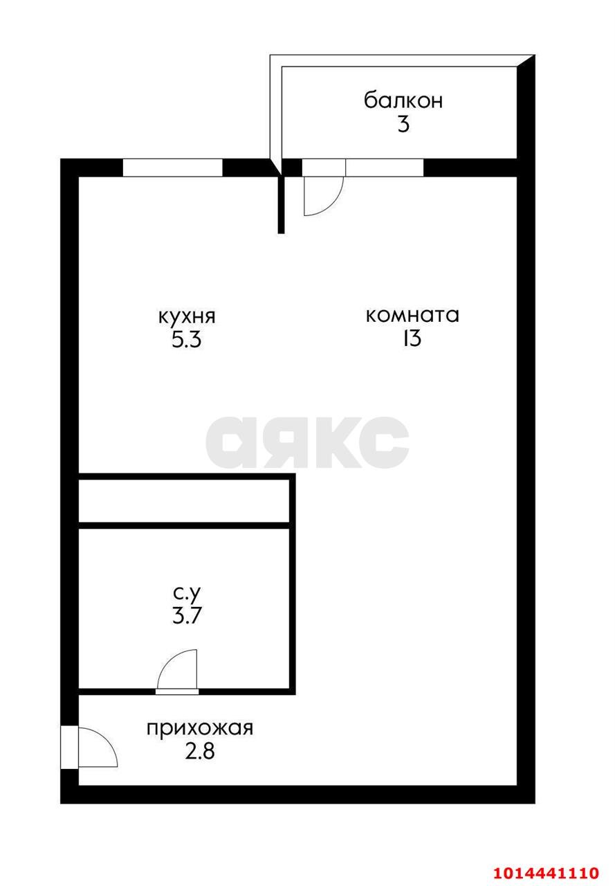 Фото №6: Студия 26 м² - Краснодар, жилой комплекс Зеленодар, ул. 3-я Трудовая, 1/3